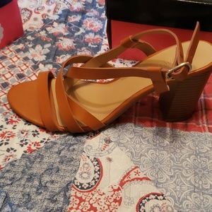 Cute caramel color summer  sandals
